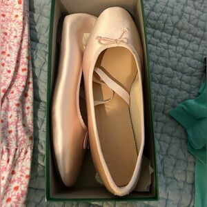J Crew Mary Jane Zoe Ballet Satin shoes